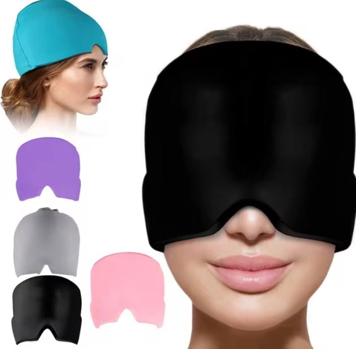 GORRO DE GEL PARA MIGRAÑA Y DOLOR DE CABEZA