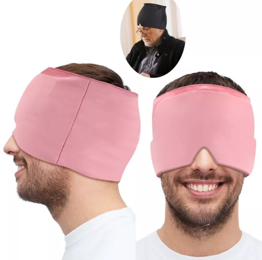 GORRO DE GEL PARA MIGRAÑA Y DOLOR DE CABEZA