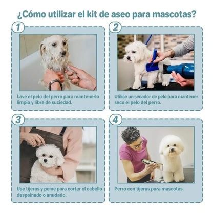 MÁQUINA CORTADORA DE PELO PARA MASCOTAS