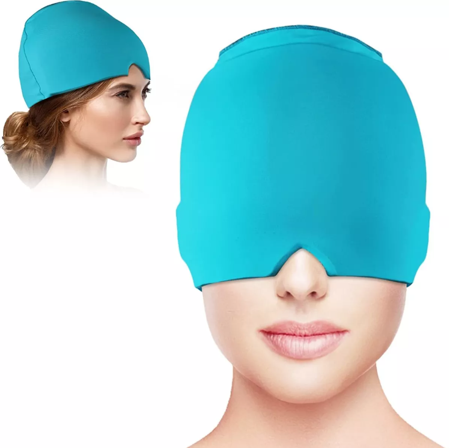 GORRO DE GEL PARA MIGRAÑA Y DOLOR DE CABEZA